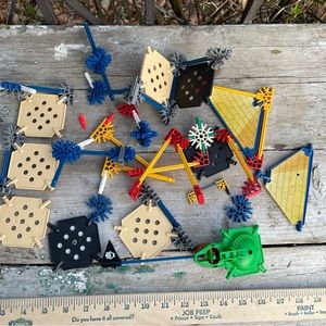 K’Nex vintage building toys parts